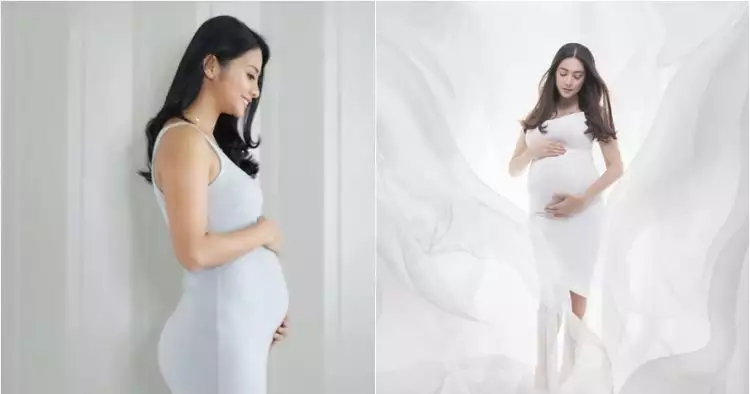 Pesona 8 seleb pakai baju ketat saat hamil, layak disebut bumil seksi