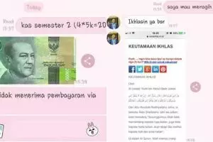 10 Chat kocak 'ditagih uang kas' ini bikin ngakak tepuk jidat 