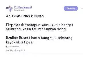 8 Ekspektasi vs realita 'penampilan setelah diet', kocaknya ngeselin 