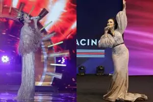 Seksi nggak harus terbuka, 6 penyanyi ini pilih kenakan gaun tertutup