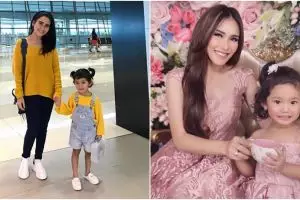 10 Potret Ayu Ting Ting & Bilqis saat kembaran baju, kompak banget nih