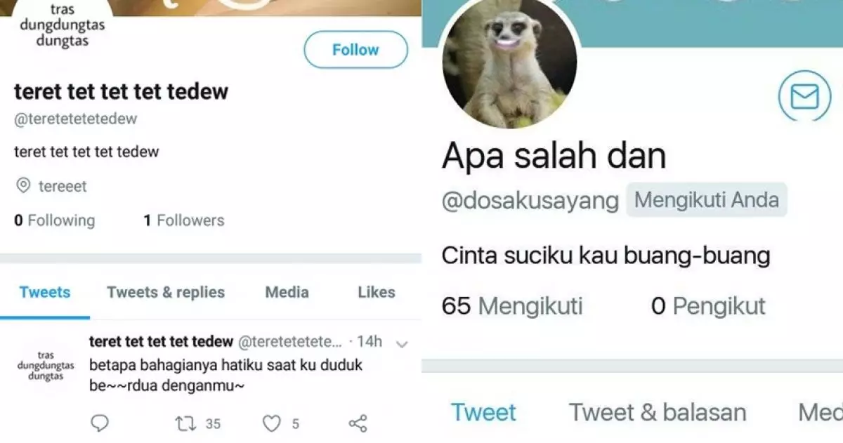 7 Nama akun Twitter ala lirik lagu ini bikin senyum-senyum sendiri