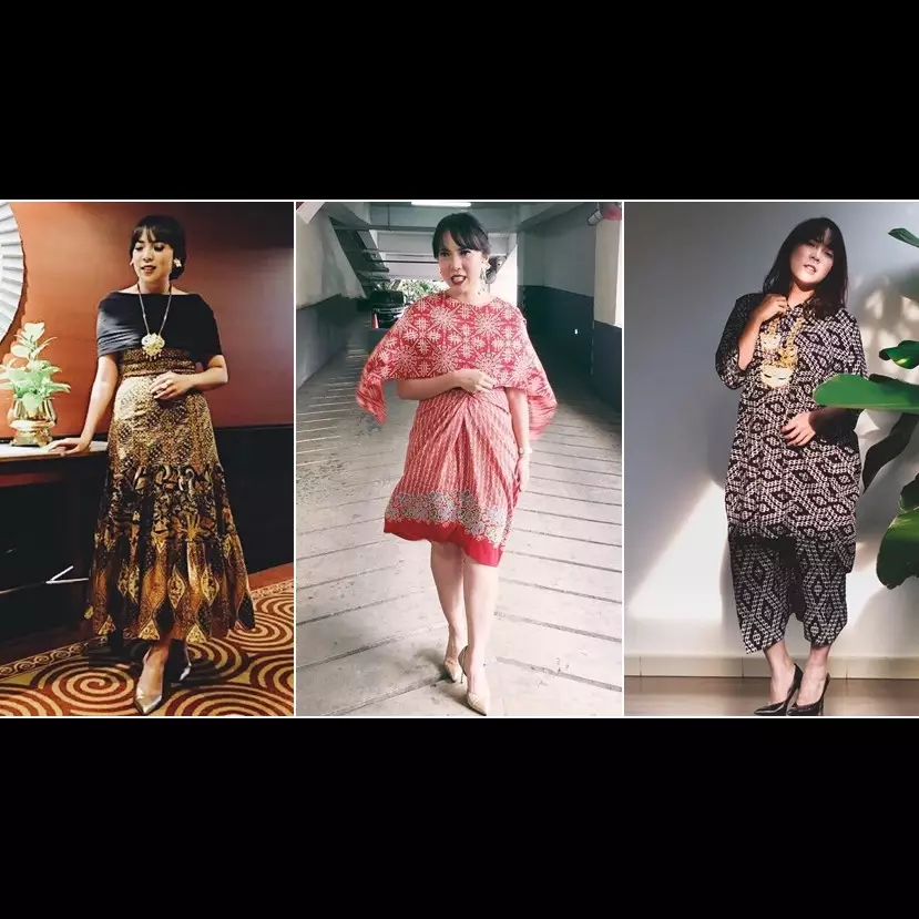 Biasa kocak, 10 gaya Fitrop berbalut kain etnik ini elegan banget