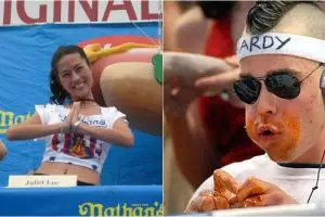 10 Juara makan, ada yang habiskan 66 hotdog dalam 12 menit