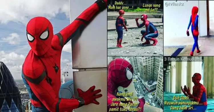 4 Komik strip absurd rumah tangga Spiderman ini bikin tepuk jidat