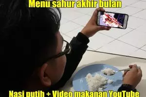 Meme menu buka puasa & sahur yang ngena banget, cara kocak anti boros