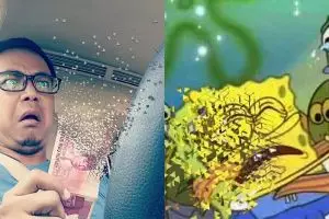 10 Gambar dan foto lucu gara-gara Thanos ini bikin geli-geli jengkel