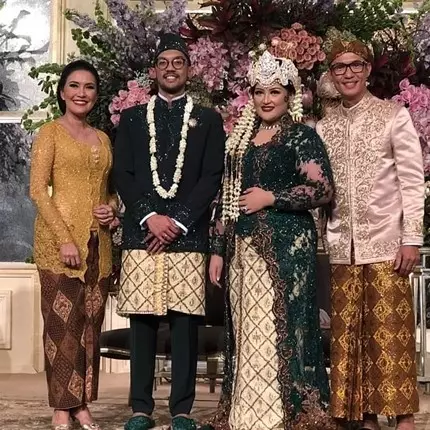 10 Potret pernikahan cicit Soeharto, mewah ala royal wedding