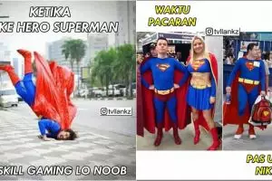10 Meme 'keseharian Superman' ini liku-likunya bikin cengar-cengir
