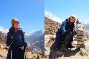 10 Gaya Patricia Ranieta host Jejak Petualang saat taklukkan Everest