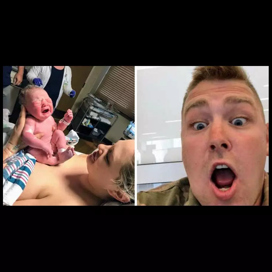 Kisah tentara saksikan lahiran anaknya via video call, bikin terenyuh