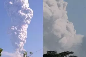15 Foto erupsi Merapi, dijepret dari Klaten dan Boyolali