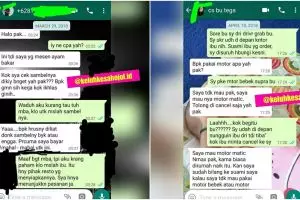 8 Chat keluhan pelanggan ke driver ojol ini bikin ikut ngelus dada