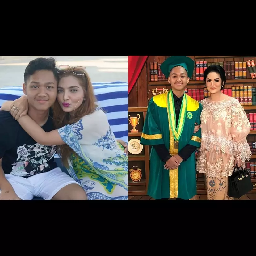 Bikin adem, Ashanty dan Krisdayanti kompak hadiri wisuda Azriel