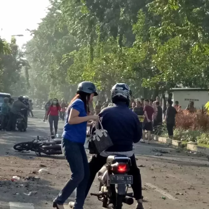 Ini kesaksian petugas parkir gereja jelang ledakan bom di Surabaya