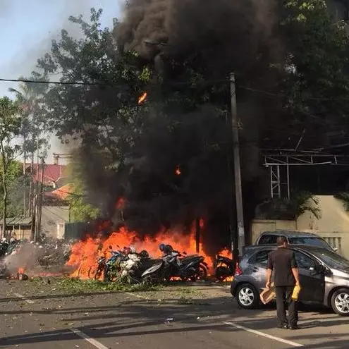 Ini pelaku bom bunuh diri gereja di Surabaya, bawa 2 balita