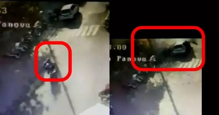 Ini rekaman CCTV detik-detik pelaku teror bom Surabaya meledakkan diri