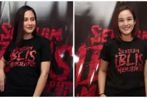 Akting film horor, wajah Pevita & Chelsea Islan berlumuran 'darah'