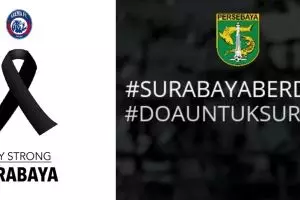 Turut berduka, ini dukungan 6 klub sepak bola ke korban bom Surabaya