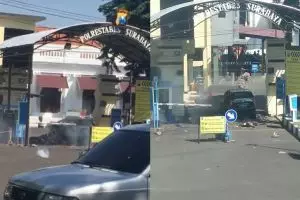 Bom meledak di Polrestabes Surabaya, polisi pastikan ada korban