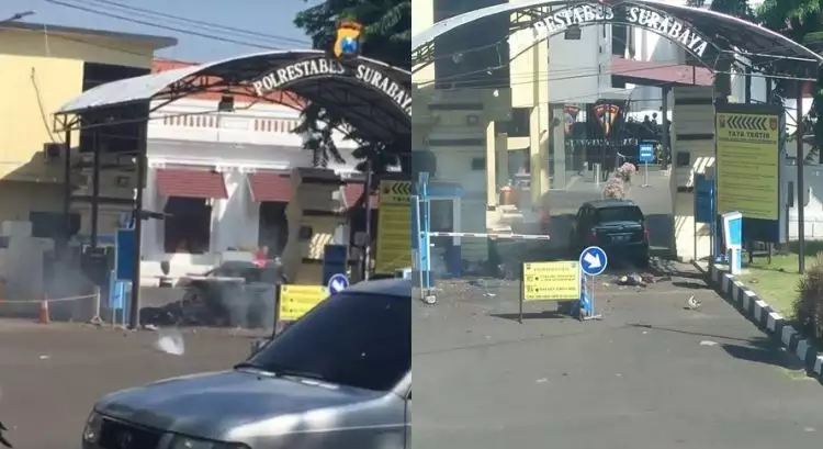 Bom meledak di Polrestabes Surabaya, polisi pastikan ada korban