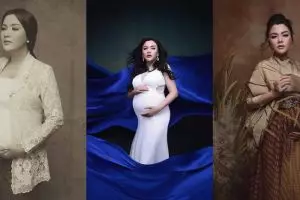 11 Potret maternity Vicky Shu dalam konsep tradisional dan modern