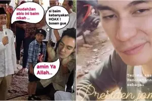 5 Postingan Baim Wong sebagai presiden jomblo ini kocak abis