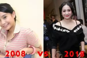 Penampilan 10 seleb di tahun 2008 vs 2018 yang tetap memukau