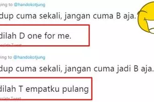 10 Gombalan satu huruf ini recehnya bikin ngakak