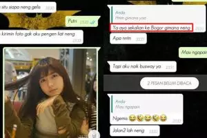 Kisah cowok PDKT cewek cantik lewat WhatsApp, endingnya ngenes