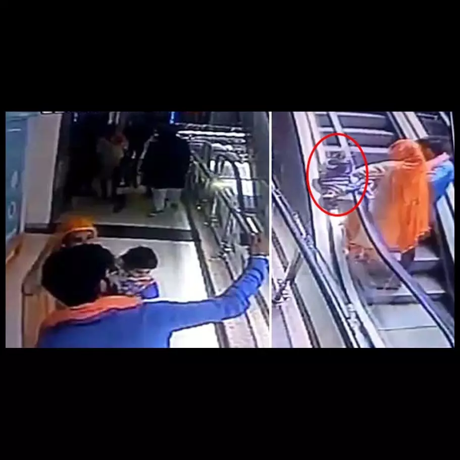 Ngeri, bocah ini tewas jatuh dari eskalator akibat ibunya sibuk selfie