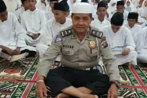 Ini sosok Ipda Auzar yang gugur ditabrak mobil teroris di Polda Riau