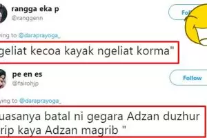 10 Cuitan 'status andalan waktu bulan puasa' ini bikin nyengir kuda