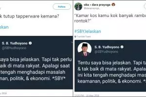 Kreatif abis, 12 cuitan #SBYJelaskan ini kocaknya bikin cengar-cengir
