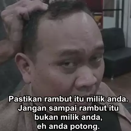 6 Tips potong rambut di salon ala Cak Lontong, kocaknya geregetan