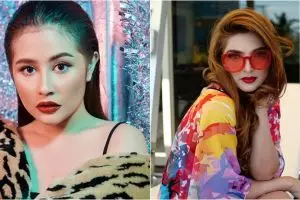 Gaya 10 seleb Tanah Air dengan bibir merah sensual, seksi abis