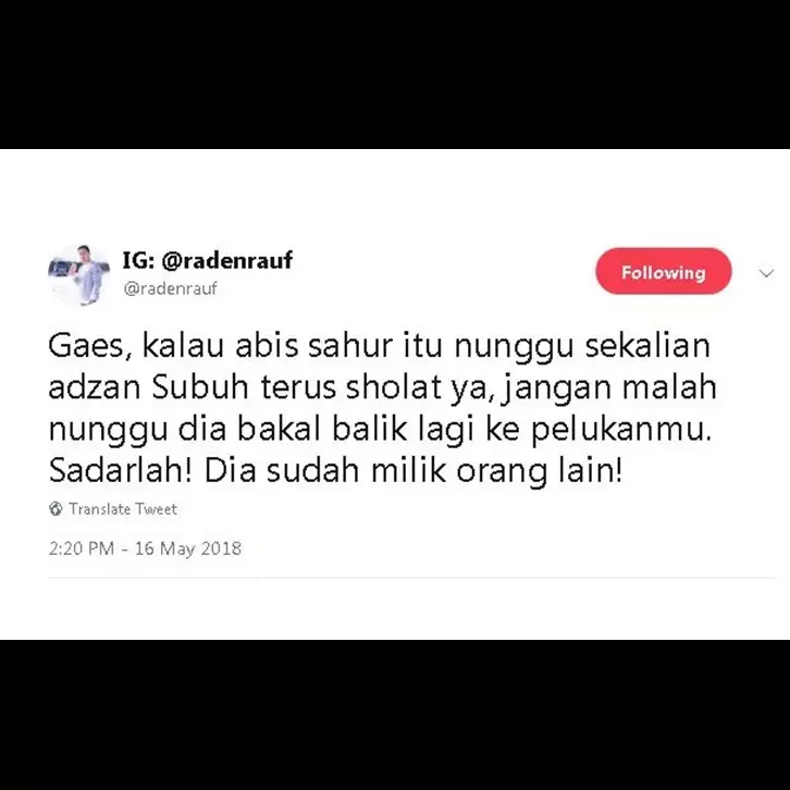 10 Cuitan kocak 'orang baper lagi sahur' ini lucunya ceriakan puasamu