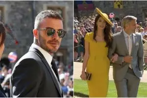 10 Gaya elegan seleb Hollywood hadiri Royal Wedding Harry & Meghan