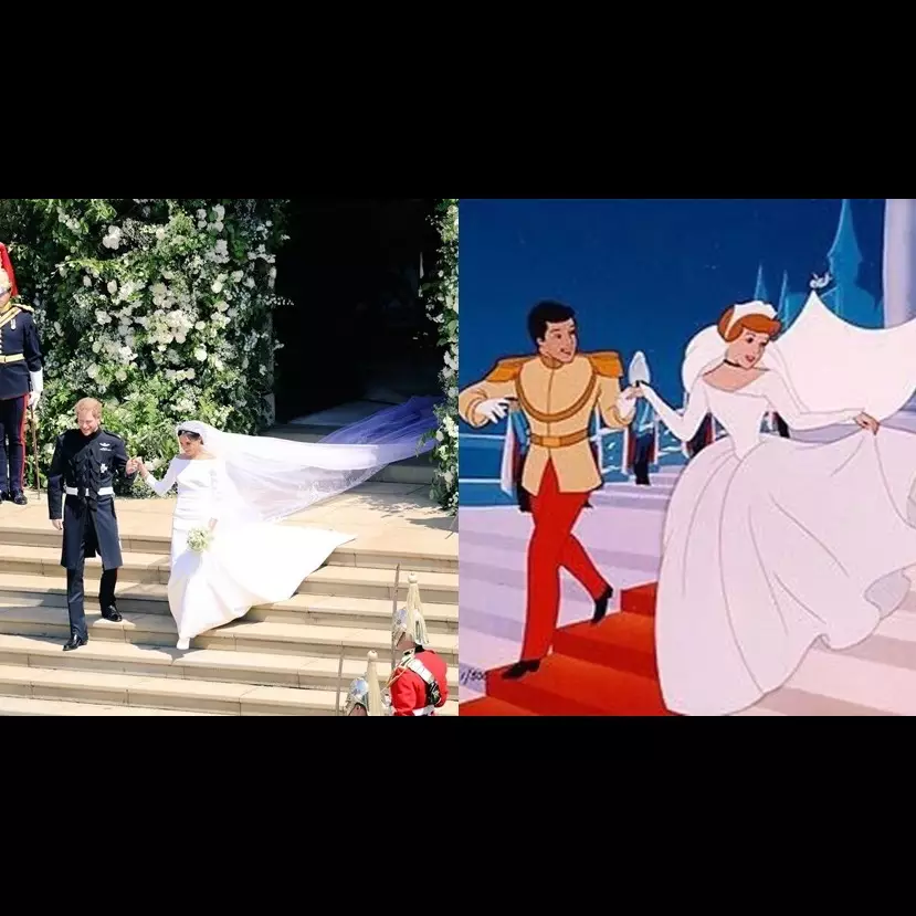 Cocoklogi 4 potret pernikahan Pangeran Harry-Meghan dan Cinderella