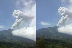 Gunung Merapi alami letusan freatik susulan Senin 09.38 WIB