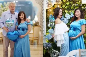 10 Momen baby shower Baby Margaretha, diperkirakan bayinya laki-laki