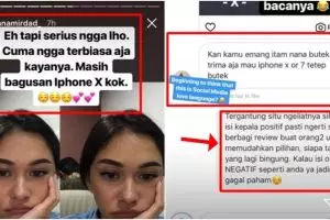 Nana Mirdad dicibir gara-gara kamera iPhone X, balasannya menohok 