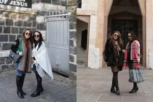 Liburan keluarga, ini 10 potret kekompakan Momo Geisha dan ibu mertua