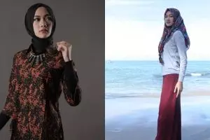 10 Potret Ana Lestiana, hijabers yang viral karena makan lampu neon