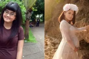 Hamil anak kedua, ini 9 potret maternity kece Tania Putri 'Kepompong'