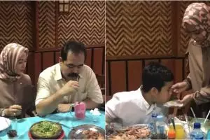 Suapi anaknya berbuka, penampilan terbaru Inul banjir pujian