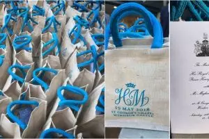 Goodie bag pernikahan Pangeran Harry-Meghan dijual, harganya fantastis