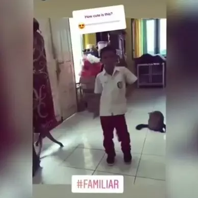 6 Potret Tyo, bocah SD yang masuk Instagram Liam Payne saat zumba