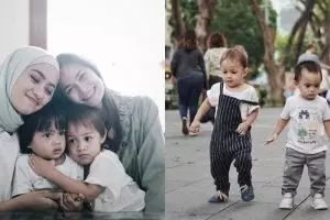 7 Potret lucunya Sekala dan Bjorka saat playdate, sahabat sejak kecil