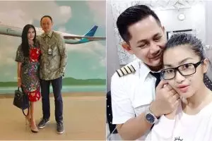 Bersuami pilot, ini 10 beda gaya kemesraan Fitri Carlina & Iis Dahlia